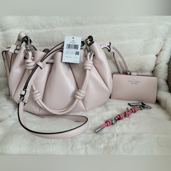 kate spade Handbags - BRAND NEW Kate Spade Pinch Crossbody Shoulder Bag, Medium Wallet & Keychain Set